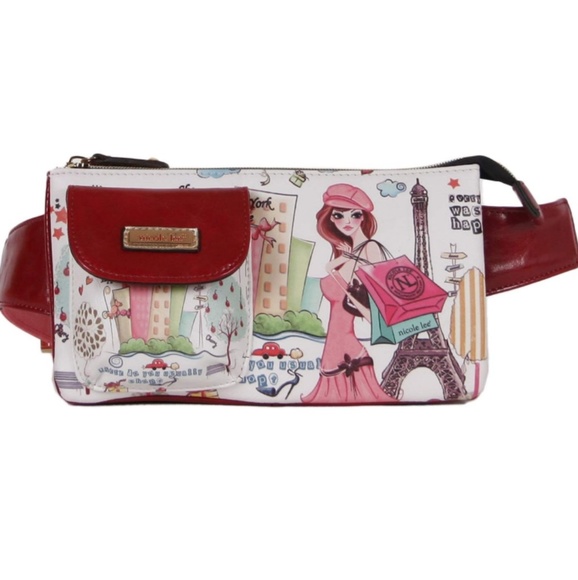 Nicole Lee Handbags - Nicole Lee Fanny Pack, Girl went shopping